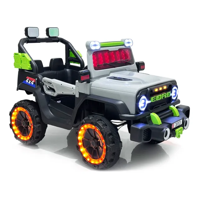 Carro Moto Electricos Niños 4x4 Control Musica Luces Ref 256