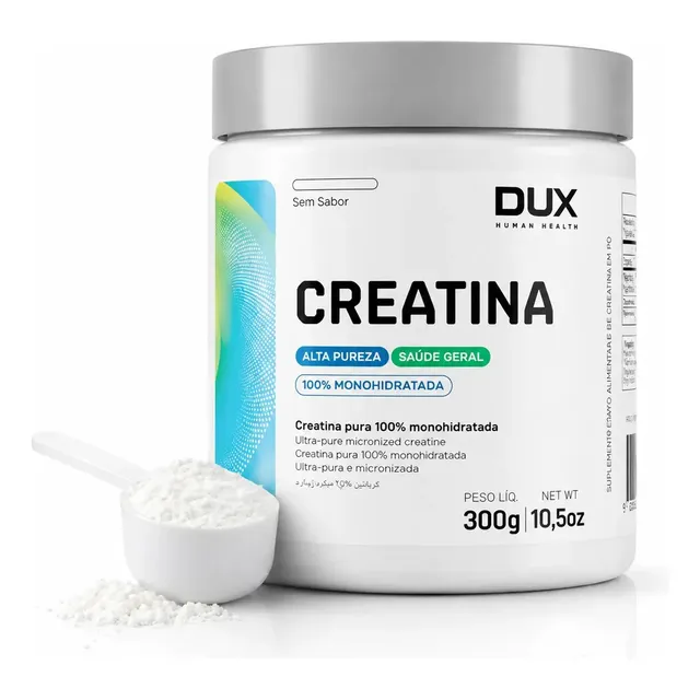 Dux Human Health Creatina Monohidratada Pura Sabor Neutro 300g