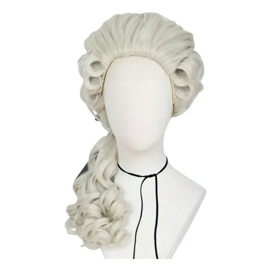 Peluca Para Hombre  Juez  Disfraz  / Cosplay 