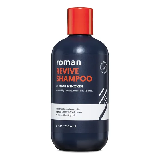 Shampoo Roman Revive Para Homens 240 Ml Com Saw Palmetto E A