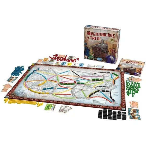 Juego De Mesa ¡aventureros Al Tren! Ticket To Ride Asmodee
