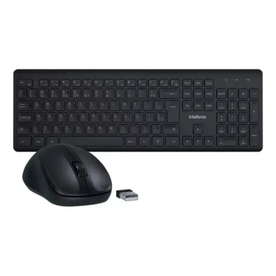Kit Teclado E Mouse Intelbras Csi50 Sem Fio Preto