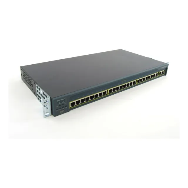 Switch Cisco 24 Ptos Fe +2 Gb. Rack, Operativo Desincorporad
