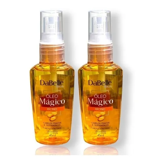 Dabelle Hair Óleo Mágico Capilar Rícino 45ml - 2 Unidades