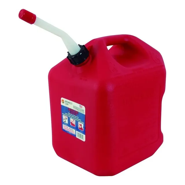 Tanque Bidon Combustible 5 Galones Con Embudo Para Gasolina