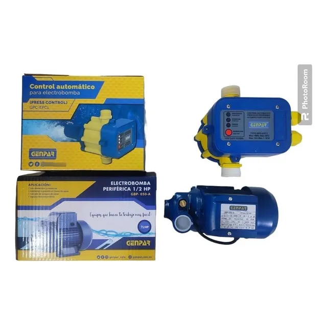Bomba Genpar 1/2 Hp & Press-control