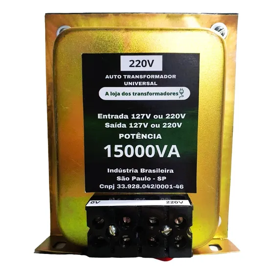 Transformador 15000va Premium Bivolt 110/220 220/110