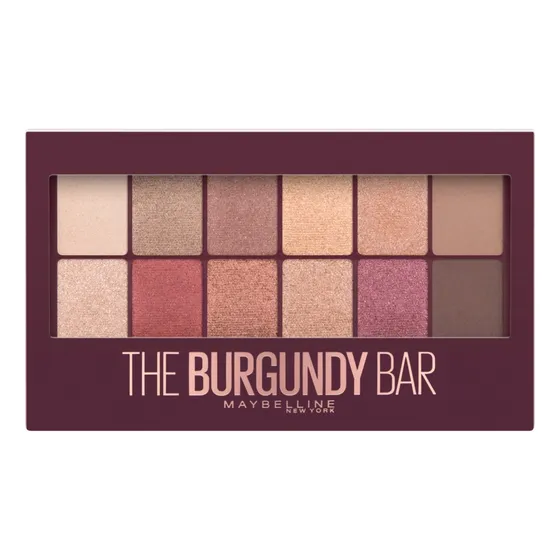 Sombras Ojos Maybelline The Burgundy Bar Palette Sombra Granates Y Nude