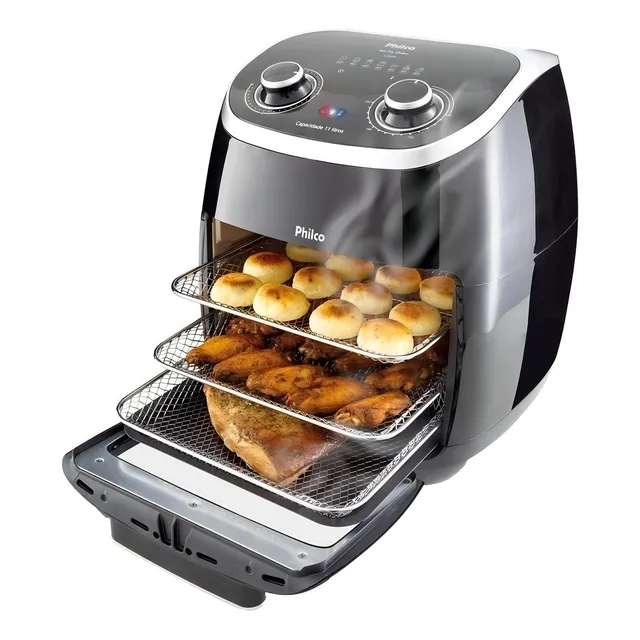 Fritadeira Philco Air Fry Oven Pfr2000p 2 Em 1 11l Fritadeira Philco Air Fry Oven Pfr2000p 2 Em 1 11l