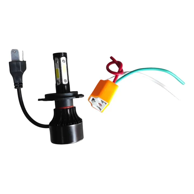 Bombillo Led H4 Con Socate Moto Outlook Empire 19mil Lumenes