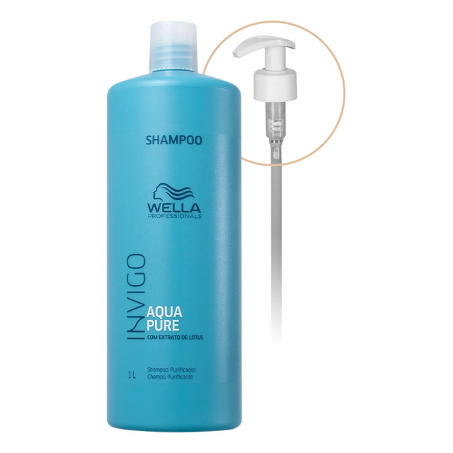 Kit Wella Professionals Aqua Pure Invigo Sh Válvula Pump