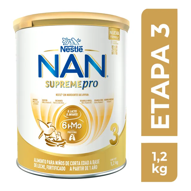 Fórmula Infantil Nan 3 Supreme 1.2kg