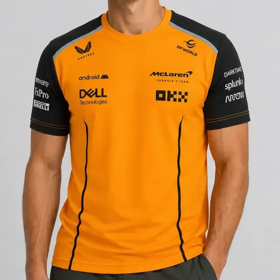 Camisa Formula 1 Mclaren Esporte Corrida Dry Fit Treino