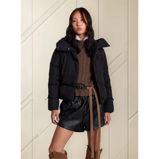 Campera Puffer Holy Obsidian