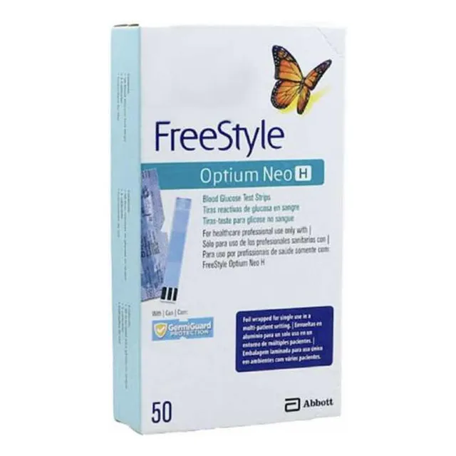 Free Style Optium Neocaja Con 50 Unidades Color Blanco