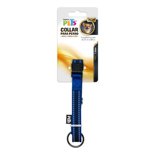 Collar Ultra Grip Reflejante Extra Chico Azul Fancy Pets Collar Ultra Grip Reflejante Extra Chico Azul Fancy Pets