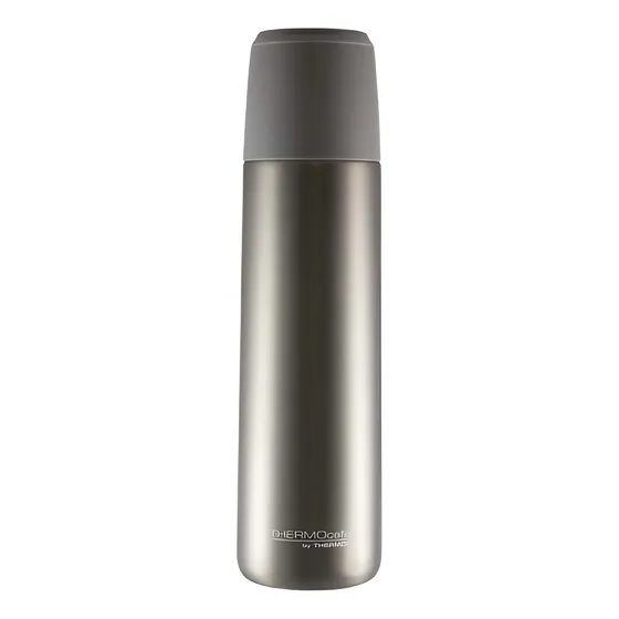 Termo Bala 1 Litro Thermos Pillar Matt Gris Acero Inoxidable