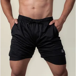 Shorts 2 Em 1 Térmico De Compressão Bolso Secreto Academia Shorts 2 Em 1 Térmico De Compressão Bolso Secreto Academia