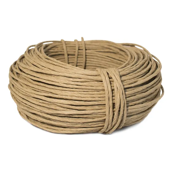 Hilo Papel Kraft Retorcido Grueso 100 Mts Rustico 5mm A 6mm