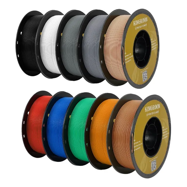 10kg Kingroon Pla Filamento Para Impresora 3d 1.75mm Color Mezclar Colores
