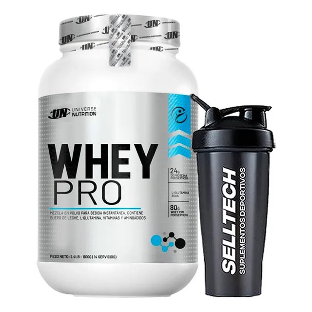 Proteína Universe Nutrition Whey Pro 1.1kg Vainilla + Shaker
