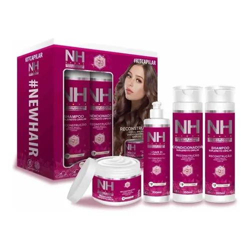 Kit New Hair Belkit Crescimento Forca Reconstrução