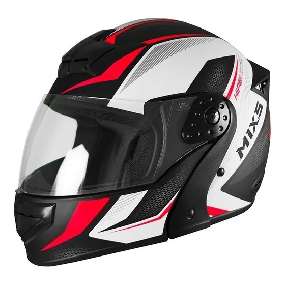 Capacete Mixs Gladiator Neo Escamoteável Fosco Robocop