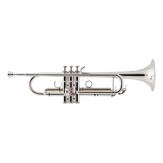 Trompete Besson Be110-2-0 Sib Silver Student com estojo