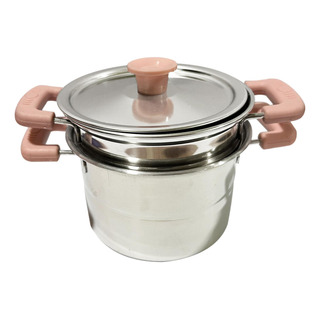Sartén Y Olla Para Sopa Con Tapa Y Asa Olla De Sopa Rosa Sartén Y Olla Para Sopa Con Tapa Y Asa Olla De Sopa Rosa