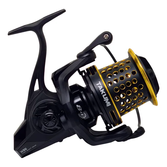 Reel Frontal Caster Takumi 9009 Aluminio Mar Surf Casting 9 Rulemanes Cónico