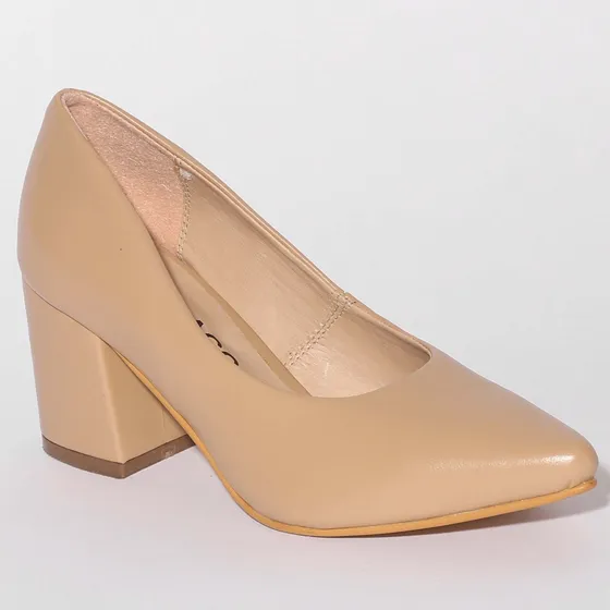 Zapatos Stilettos De Mujer Taco Cuadrado Fragola Santina 01
