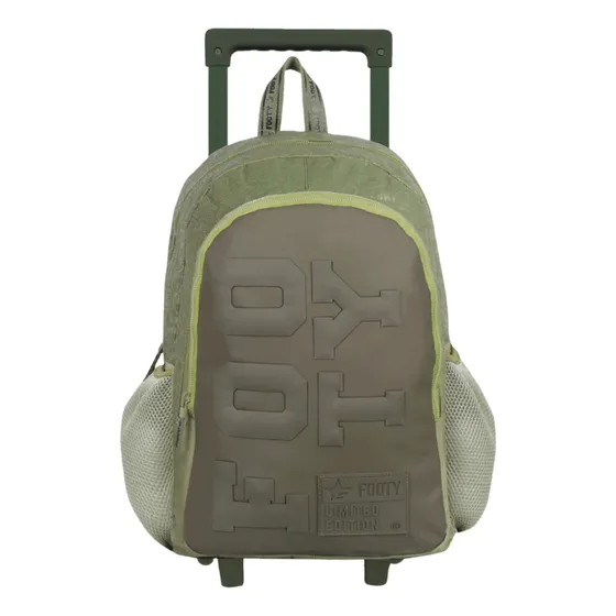 Mochila Carro Footy Niños F5011 Verde