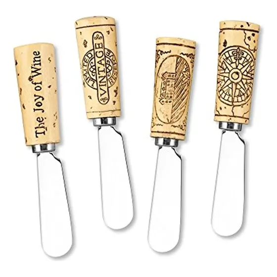 Esparcidor De Queso De Corcho De Vino Vintage