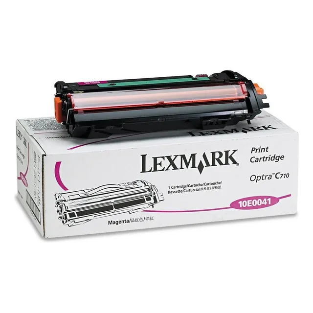Tóner Lexmark 10e0041 Color Magenta