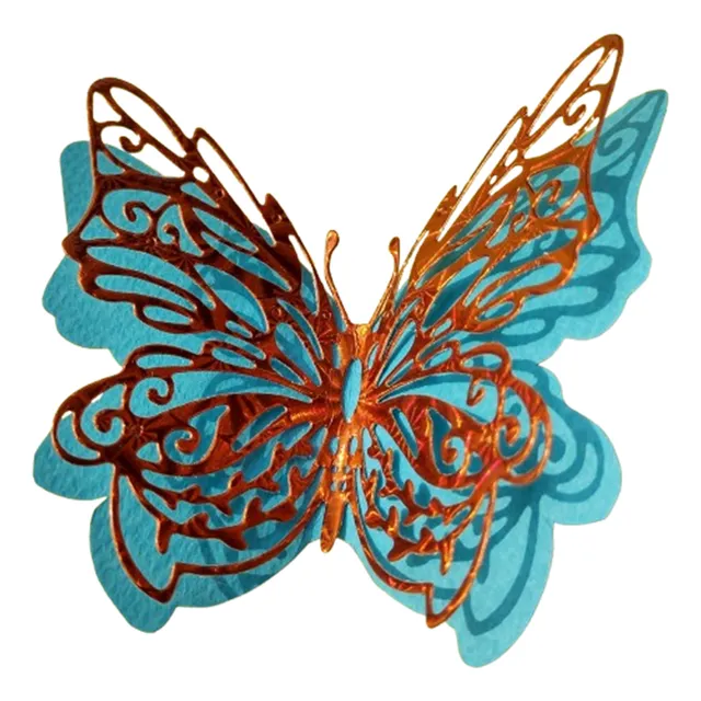 Briga Mariposa Grande 2 Unidades Figuras Troqueladas