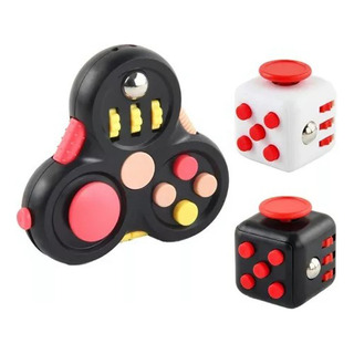 Juguete Anti Estrés Fidget Cube 3 Pcs Cubo De Rubik Juguete Anti Estrés Fidget Cube 3 Pcs Cubo De Rubik