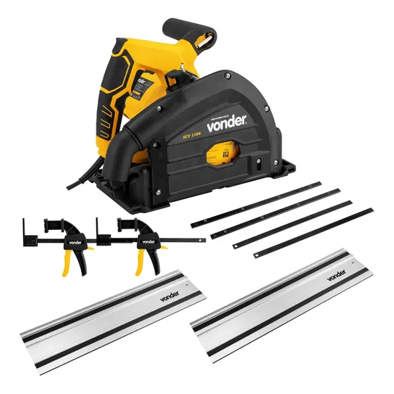 Kit Serra Circular De Trilho 6.1/2 1200w Vonder Scv1206 220v