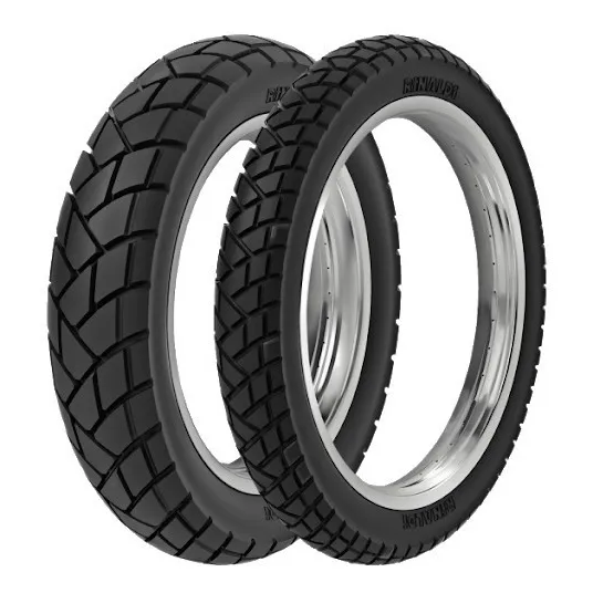Kit Cubierta Zanella Zr 110/90-17 Y 90/90-19 Rinaldi R34