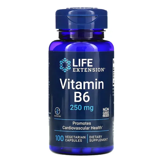 Vitamina B6 Life Extension 100 cápsulas