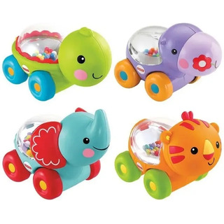 Fisher Price VeĂculo Dos Animais Chocalho Carrinho Colorido Fisher Price VeĂculo Dos Animais Chocalho Carrinho Colorido