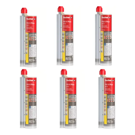 Anclaje Quimico Fischer Fis V Plus 360 S Caja Con 24 Piezas