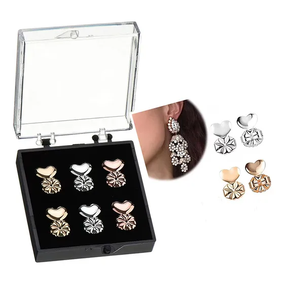 Levantadores De Pendientes De Aros 3 Pares,oídos Ajustables