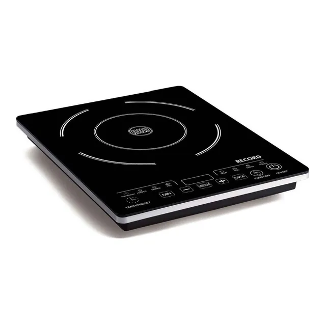 Cocina De Inducción Electrica Record Rec-Coinne102De Una Hornilla Color Negro