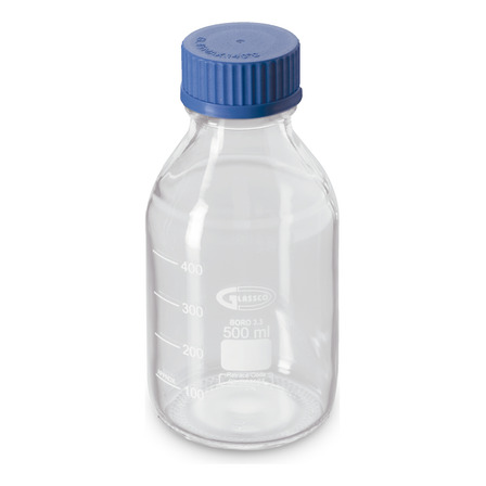 Frasco Para Laboratorio 100ml Gl45 Graduado Vidrio Glassco Frasco Para Laboratorio 100ml Gl45 Graduado Vidrio Glassco
