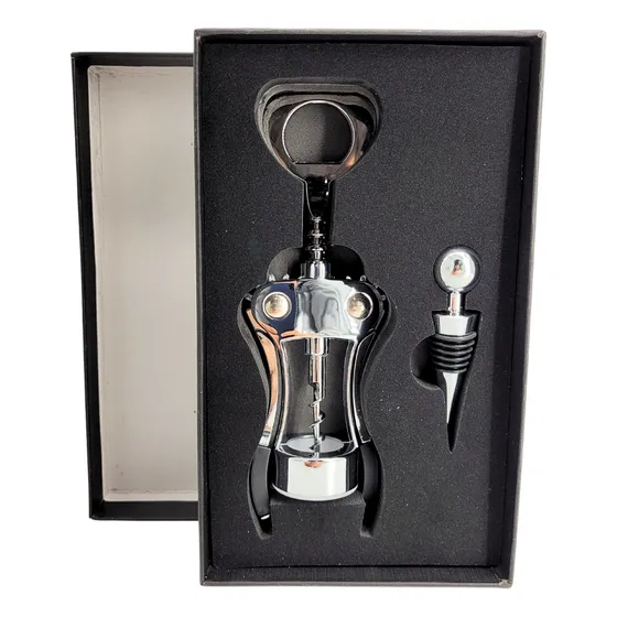 Set De Sacacorchos Multifuncional Y Tapón De Vino, Okidoki.