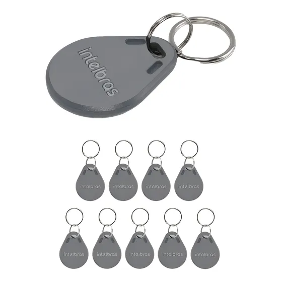 10x Chaveiros Tag Rfid 13,56 Mhz Th 1000 Mf Intelbras