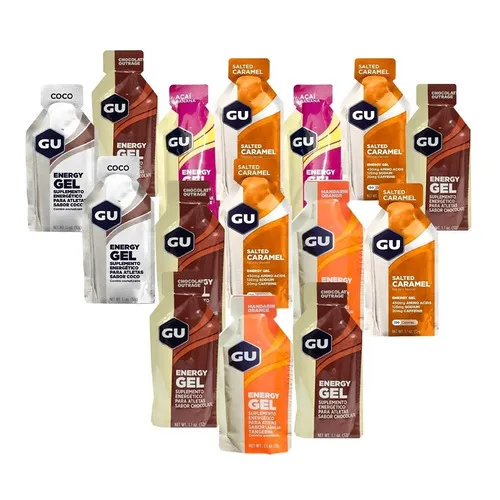 Gu Energy Gel 15 Sobres De Sabores Variados - Gel Energético Gu