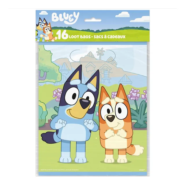 Bolsas De Regalo Únicas Para Fiestas Y Decoraciones De Bluey