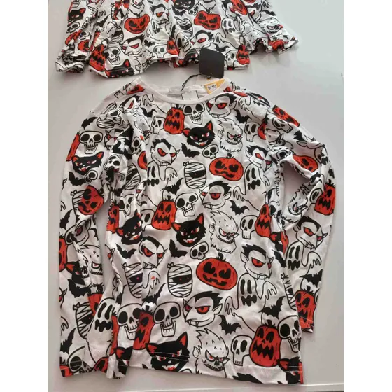 Franelas Manga Larga Halloween Niños Grandes