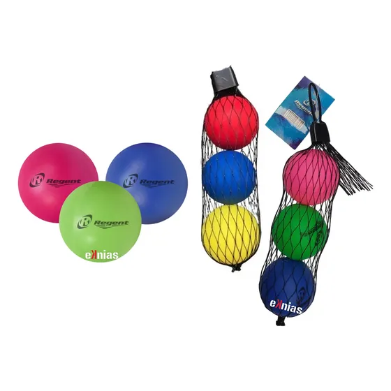 Set De 6 Pelotas Tenis Playa  Raqueta Recreativo